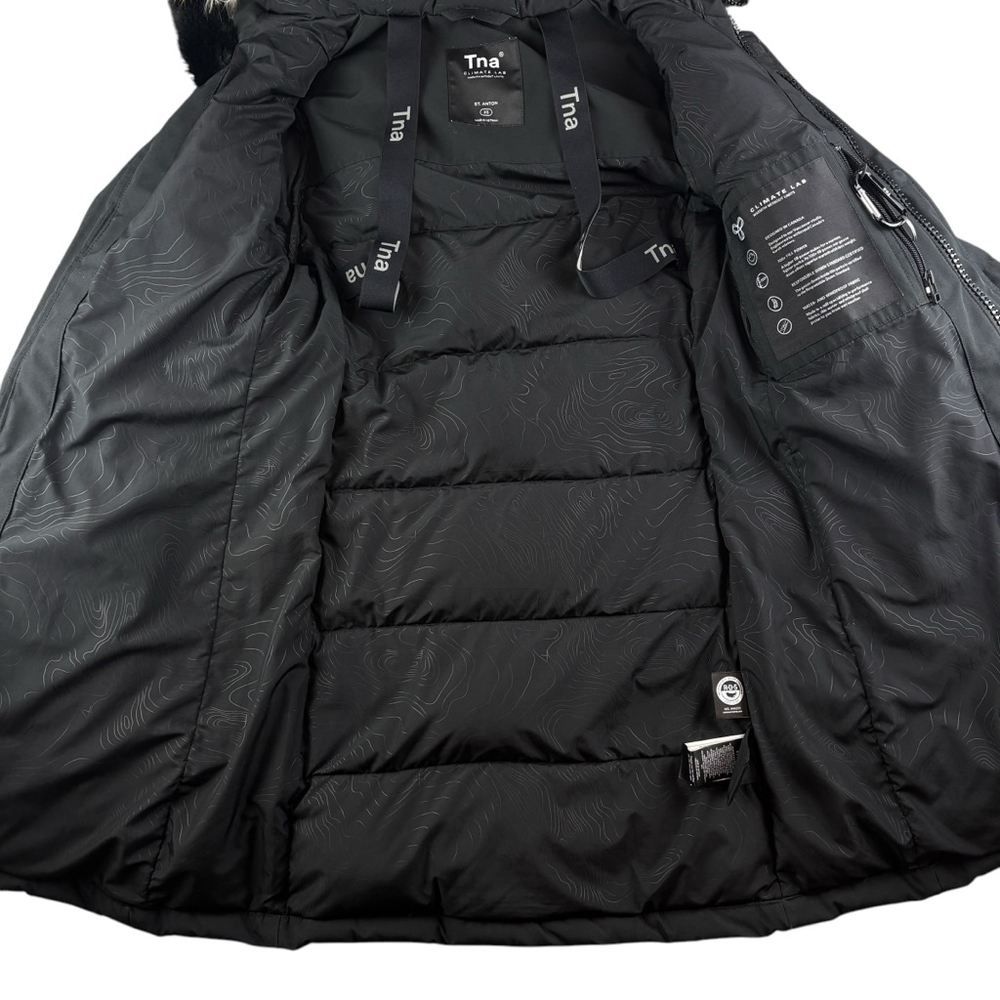 Aritzia Tna Black Ski & Snow Jacket with Fur Trim - Picture 8 of 14